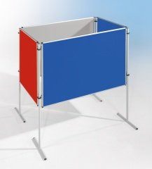 Conen Komplett Stecktafel Set Flanell Raute Komplett Stecktafel Set Flanell Raute, Aufbau-Beispiel (Zoom)