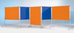 Conen Mobiles Stecktafel - Set EasyWall Mobiles Stecktafel-Set EasyWall/EAW-FLEX, Aufbau-Beispiel (Zoom)