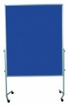 Legamaster Moderationswand Premium Mobil marineblau, filzbespannt (Zoom)