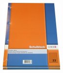 Schulblock A4 (10er), gelocht