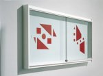 Conen Info-Vitrine aus Holz zur Wandaufh�ngung