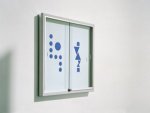 Conen Info-Vitrine aus Stahl zur Wandaufh�ngung