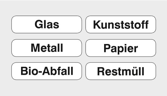 Stumpf Zubehör Wertstoffsammler / Abfallbehälter, Versand schnell