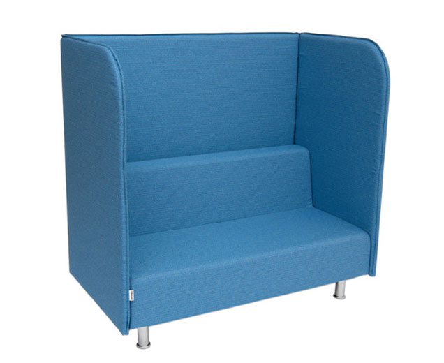 Betzold xilent Schallschutzsofa Schallschutz Sofa in Hellblau-Meliert (Zoom)