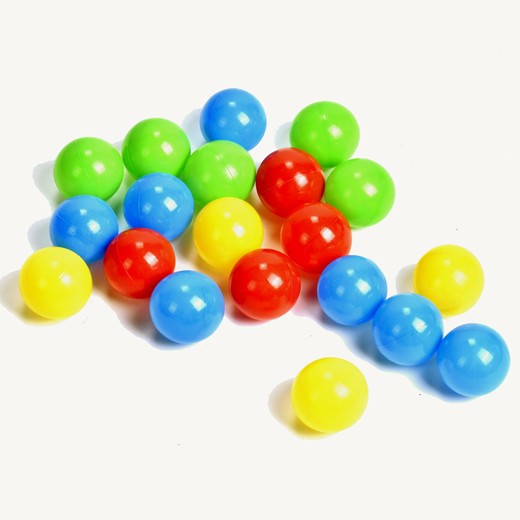 Betzold Bällebad-Bälle, 500 Stück Farbe / color: Bunt (Zoom)
