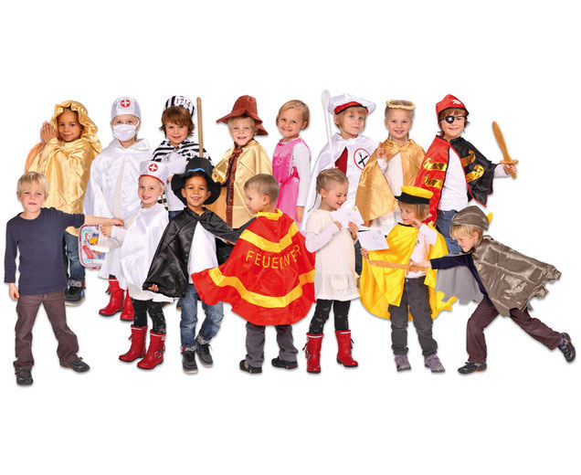 Betzold Kinder-Kostüme-Set 2, 13-tlg. Kostüm-Set, 13 teilig  (Zoom)