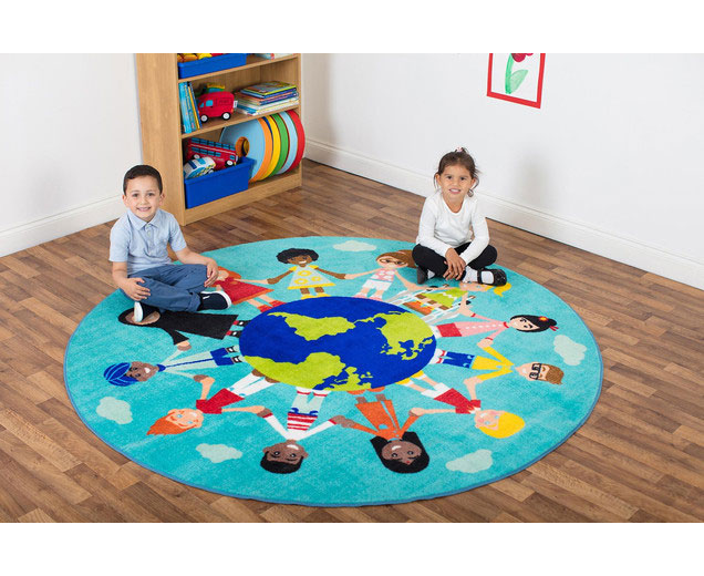 Betzold Kinder der Welt - Teppich Spielteppich Kinder der Welt  (Zoom)