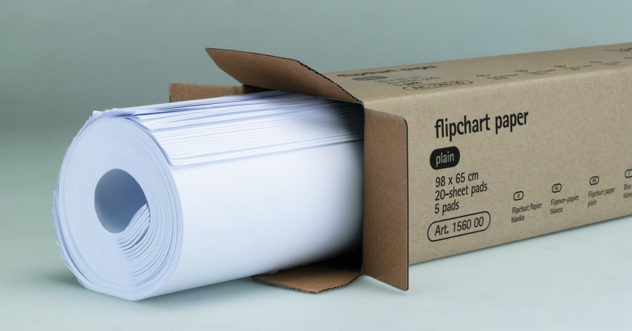 Legamaster Flipchart Papier (5er) Flipchart Papier (5 Blöcke, gerollt) (Zoom)