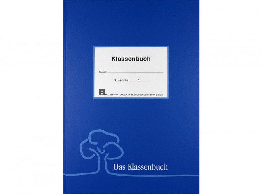 F&L Klassenbuch Komplett, PVC-frei blau (Zoom)