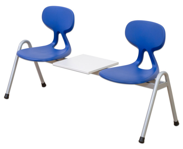 Betzold Sitzbank für 2 Personen mit Ablagefläche Sitzbank blau 1 (Zoom)