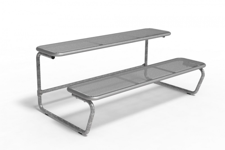 Erlau Sitz-Tisch-Kombination Parador Harmony einfach Tischplatte Drahtgitter (Zoom)