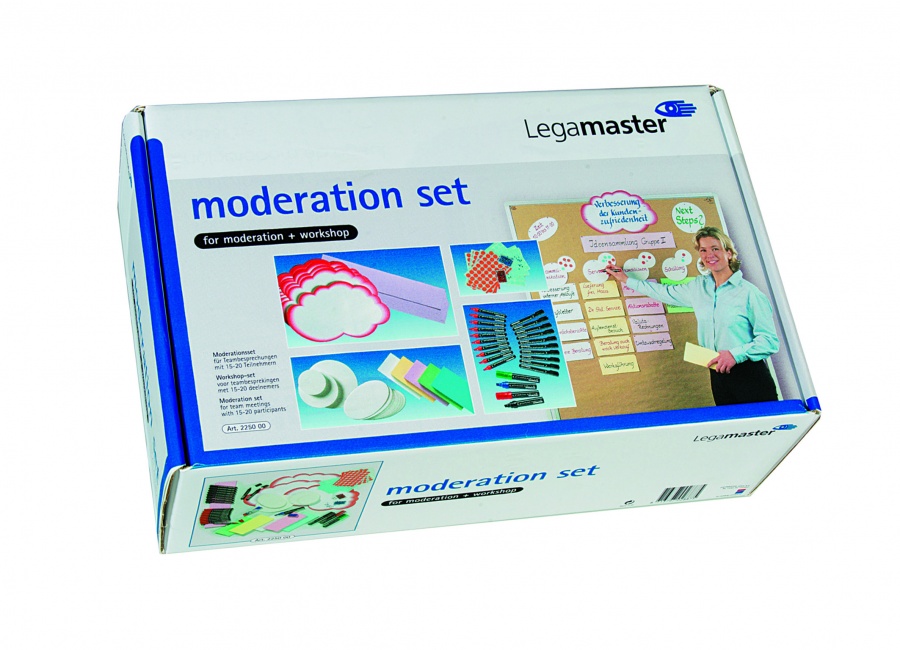 Legamaster Moderationsset Moderationsset im stabilen Karton (Zoom)
