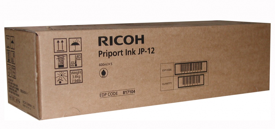 Ricoh Ink JP 12 (5) Original Ricoh Priport Ink JP 12 (5) (Zoom)