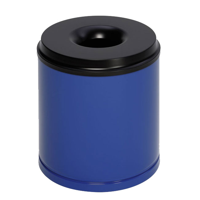 VAR Papierkorb, feuersicher, 30 Liter Papierkorb, feuersicher, 30 Liter, blau (Zoom)