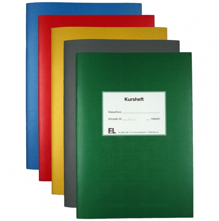 F&L Kursheft F&L Kursheft in 5 Farben (Zoom)