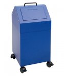 Stumpf Wertstoffsammler 45 Liter, fahrbar blau (Zoom)