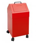 Stumpf Wertstoffsammler 45 Liter, fahrbar rot (Zoom)