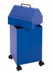 Stumpf Wertstoffsammler 45 Liter, fahrbar blau (Zoom)