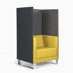 Conen SIT!BOX Privacy Sessel mit Kufengestell (Zoom)