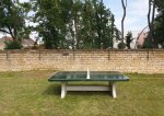 HeBlad Tischtennistisch Beton, abgerundet super-robust, witterungsbeständig und auch gegen Vandalismus geschützt (Zoom)