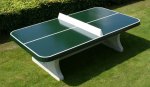 Tischtennistisch Beton, abgerundet Grün (Zoom)