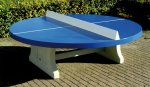 Tischtennistisch Beton, rund