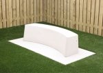 HeBlad Betonbank oval Beton Natur (Zoom)