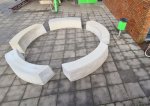HeBlad Betonbank oval