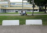 HeBlad Betonbank ideal auch als Abgrenzung einzelner Bereiche (Zoom)