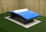 HeBlad Fußball-Tisch Beton Blau (Zoom)