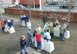 HeBlad Schach-Bank Beton Praktisches Gestaltungselement für Schulhöfe, Parkanlagen u.ä. (Zoom)