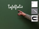 Apel Tafelfolie, 100 x 100 cm, selbstklebend, magnethaftend Tafelfolie, selbstklebend, magnethaftend, beschreibbar mit weicher Kreide (Zoom)
