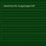 Apel Wechsel-Tafelfolie, 98 x 98 cm Vereinfachte Ausgangsschrift (Zoom)