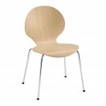 deskin Besucherstuhl CURVE Buche (Zoom)