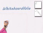 Apel Whiteboardfolie, glänzend weiß, selbstklebend 200 x 120 cm, nicht magnethaftend (Zoom)