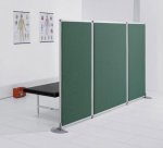 deskin Akustik Raumteiler grün, 121 cm breit (Zoom)