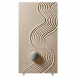 deskin Motiv Trennwand Sand, 94 cm breit (Zoom)