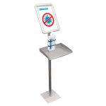 Franken Desinfektions-Stnder mit Infotafel