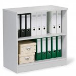deskin Modul-Regal, 80 cm hoch Lichtgrau, 80 cm breit (Zoom)