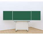 Betzold Gestell-Klappschiebetafel, fahrbar Farbe / color: Tafelfläche grün (Zoom)