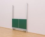 Betzold Pylonen-Klappschiebetafel, feststehend bis 12 cm über den Boden nach unten verschiebbar (Zoom)