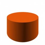 Conen Sitzhocker SPOT Farbe / color: Ø 56 cm, Höhe 35 cm (Zoom)