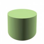 Conen Sitzhocker SPOT Farbe / color: Ø 56 cm, Höhe 40 cm (Zoom)