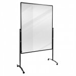 Mobile Hygiene Trennwand 120 x 150 cm (Zoom)