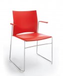 Stuhl Diane frisches Design mit geraden Linie (Zoom)