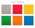 Kindersofa Kindersessel Nostalgie Lieferbare Farben für den Mikrofaserbezug (Zoom)