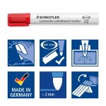 Staedtler Lumocolor® Whiteboard-Marker 351, 4er viele positive Eigenschaften (Zoom)