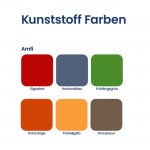 AMFI Sitzelemente lieferbare Kunststoff-Farben (Zoom)