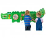 Betzold Krokodil-Wandspiel, 5 teilig Krokodil-Wandspiel mit Kindergartenkindern (Zoom)