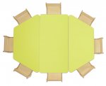Betzold Baccus Rechteck-Tisch, Breite: 120 cm von oben 2 (Zoom)